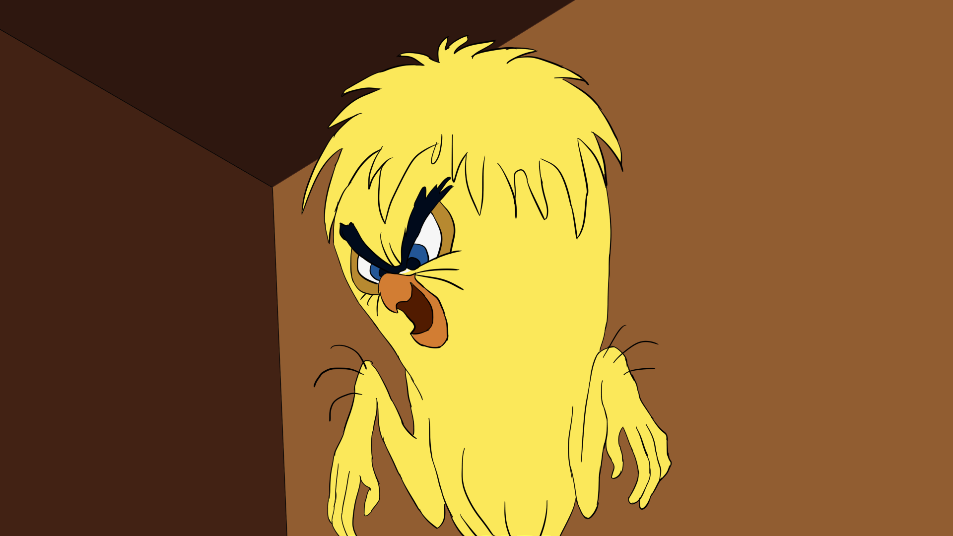 Tweety Hyde from the Looney Tunes short Hyde and Go Tweet.

Traced and colored in Paint Tool SAI.
