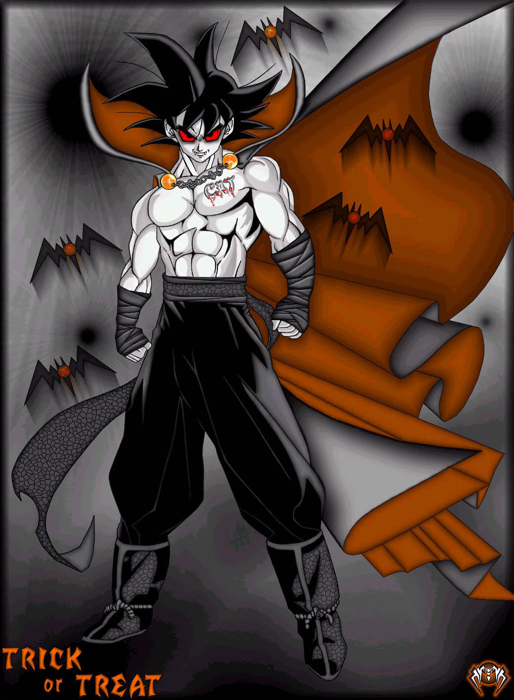 Halloween Goku
From my friend, WAR, wish I knew how he's doing (lost touch with him).
