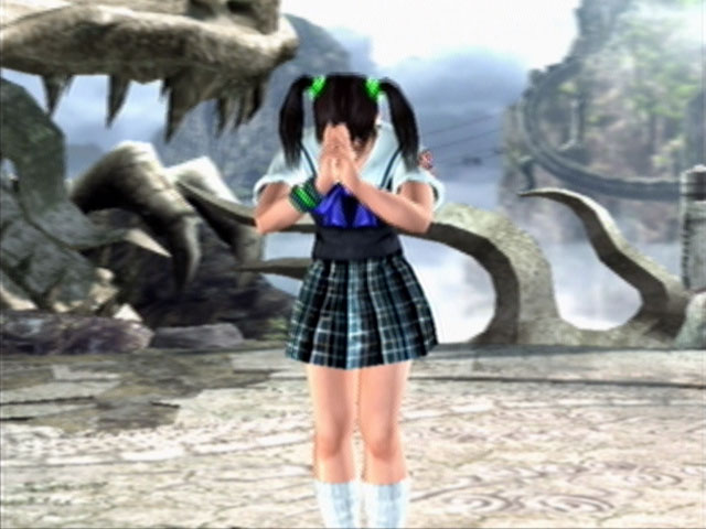 Xiaoyu in school uniform (Tekken 5)
