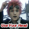 Use Your Head
Screenshot of Reno from Final Fantasy VII: Advent Children with "Use Your Head" text.
