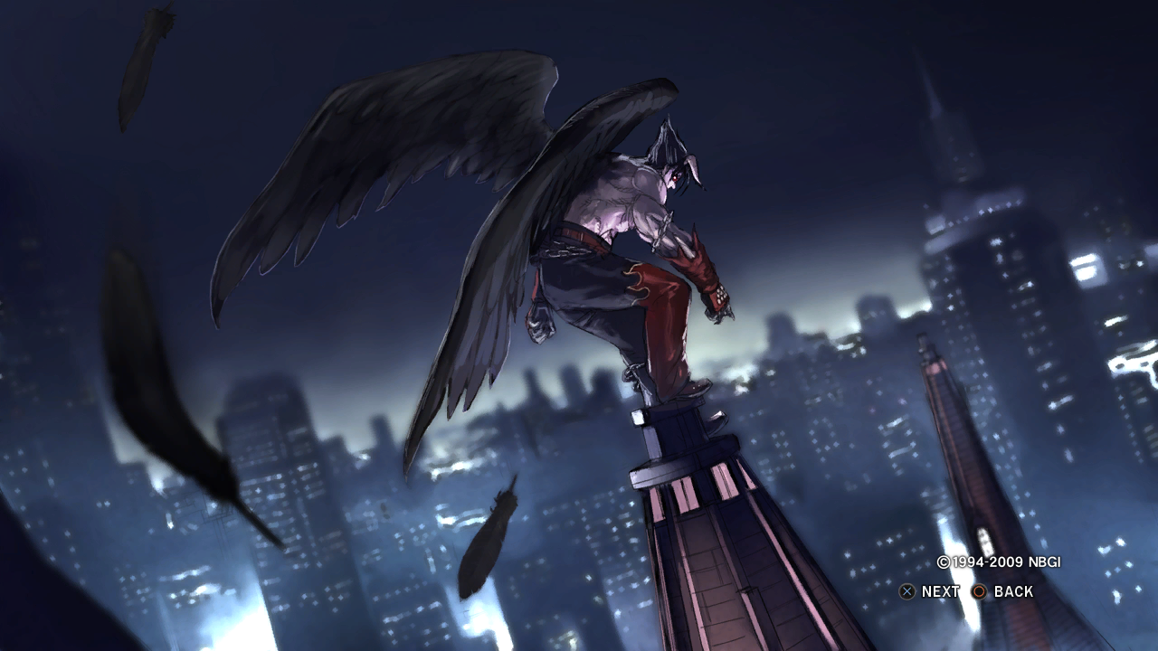 Prologue artwork for Devil Jin in Tekken 6.
