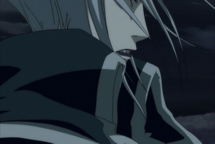 Trinity Blood
From episode 1.
Keywords: Trinity Blood Abel Nightroad Crusnik