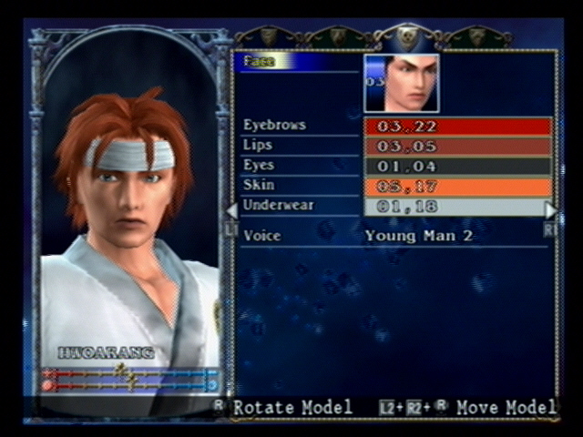 Hwoarang Face
Based off Hwoarang from Tekken.
