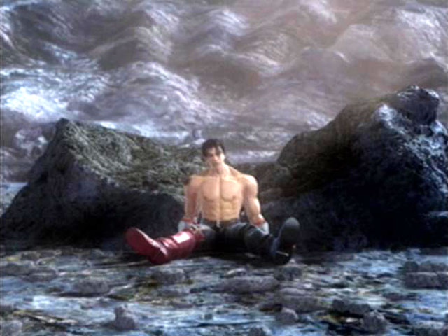 Jin - Huh?
Jin from Asuka's Tekken 5 ending.
